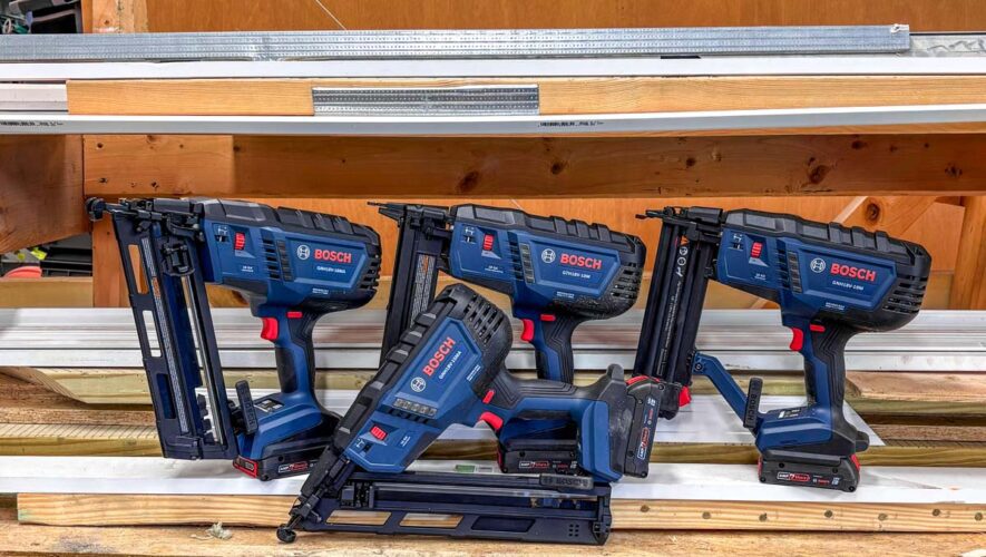 Bosch 18V Cordless Nailers and Staper