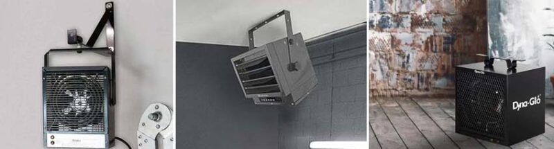 garage heater installation