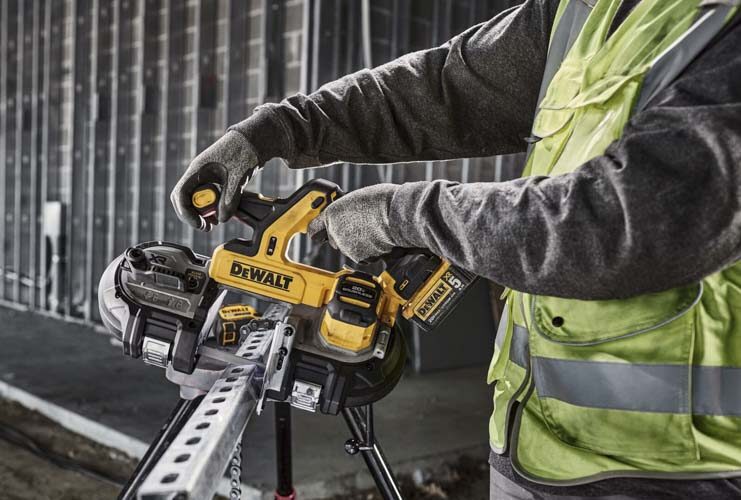 dewalt dual trigger bandsaw