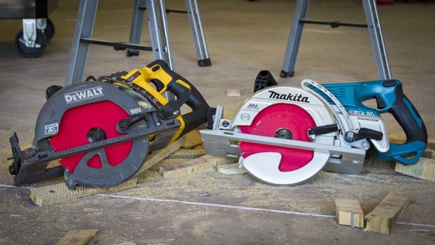 DeWalt FlexVolt Framing Saw Vs Makita Rear-Handle Saw