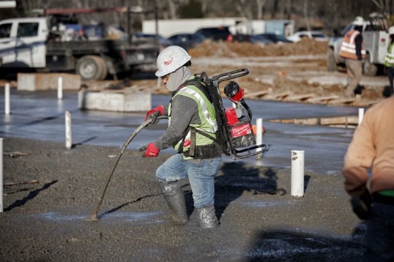 Milwaukee Backpack Concrete Vibrator