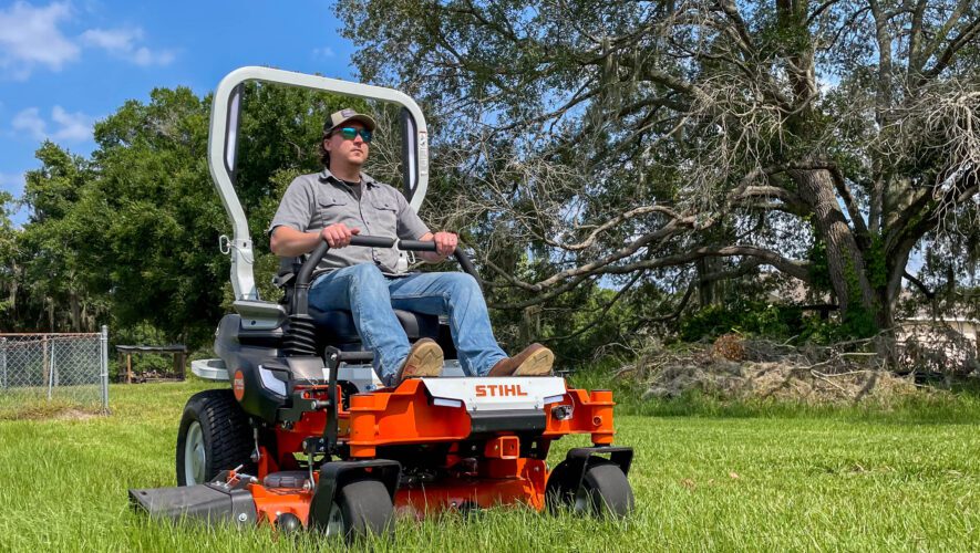 Stihl battery-powered zero-turn lawn mower