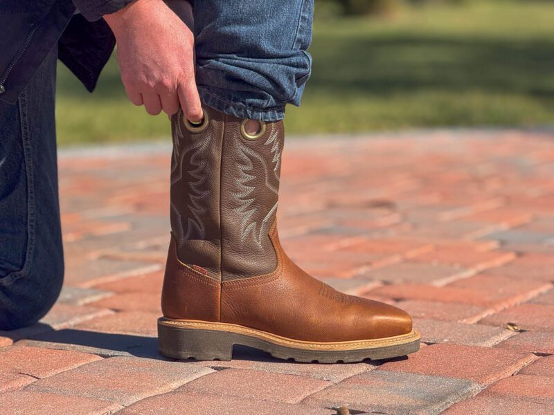 Tecovas LongHaul Square Toe Work Boot profile