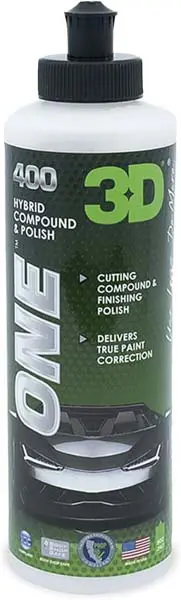 Best Heavy-Duty Scratch Remover
3D One Car Scratch & Swirl Remover 3DO_Parent